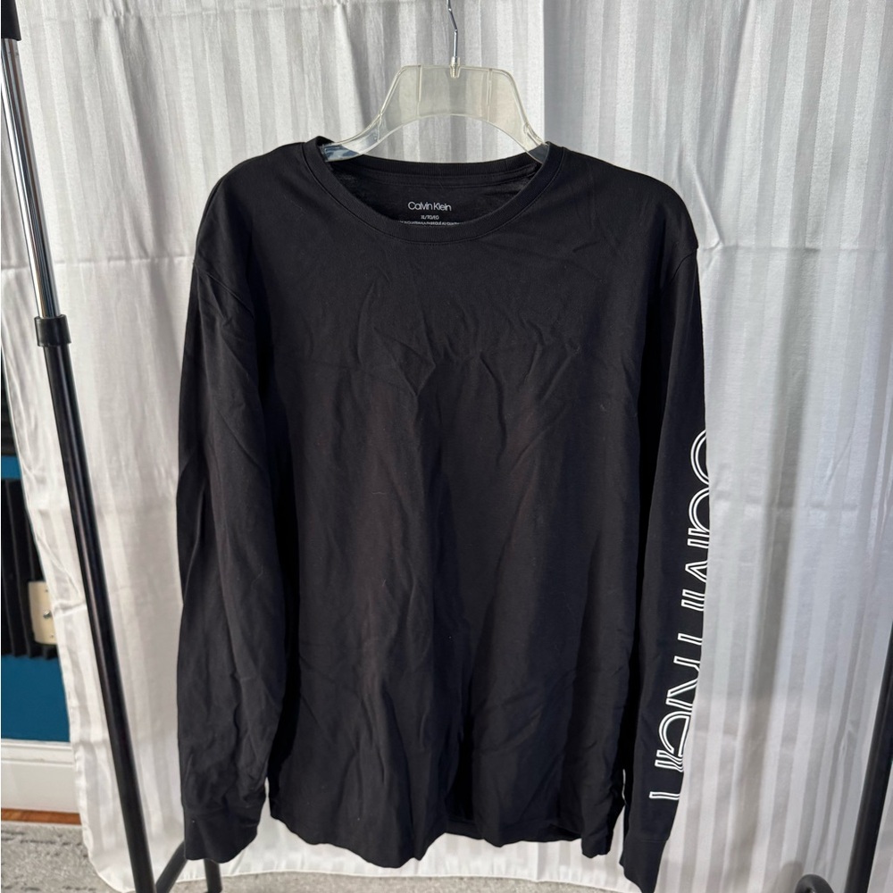 Calvin Klein Men's Black Long Sleeve Shirt